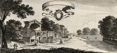 Parts of the gardens at Fontainebleau
