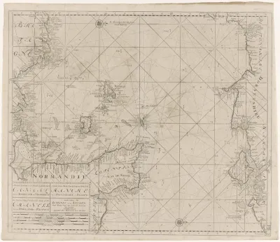 Paskaart van Het Kanaal tussen Engeland en Frankrijk, deel 2
