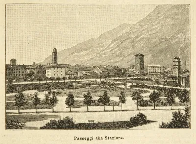 Passeggi alla stazione