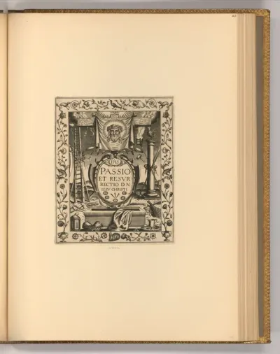 Passio et Resurrectio D.N. Iesu Christi (Titelblatt)