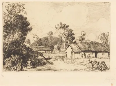 Pastime of Rest, Vendee (Le jeu du reposoir, Vendee)