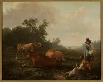 Pastoral scene.