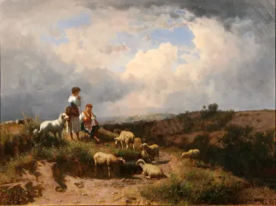 Pastoral scene