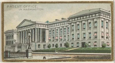 Patent Office in Washington, from the General Government and State Capitol Buildings series (N14) for Allen & Ginter Cigarettes Brands