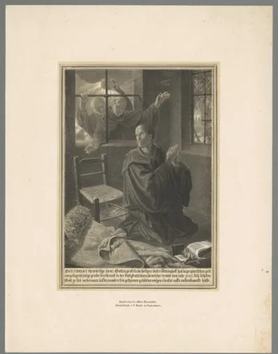 Paternus van Paderborn in gebed