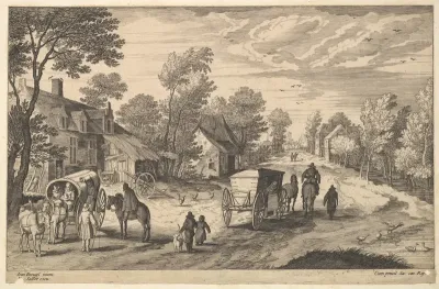 Path Through a Village