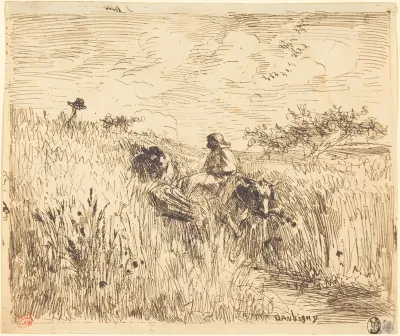 Path through a Wheat Field (Sentier dans les bles)