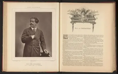 Paul de Cassagnac. Ne le 2 decembre 1842, a La Guadeloupe