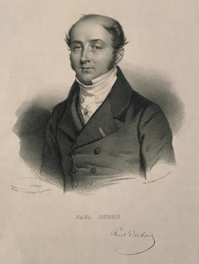 Paul Dubois. Lithograph by N. E. Maurin