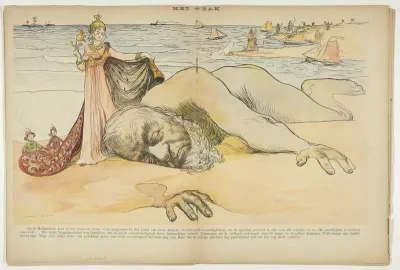 Paul Kruger aangespoeld op de Nederlandse kust