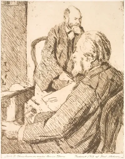 Paul S. Christiansen maler Stevns
