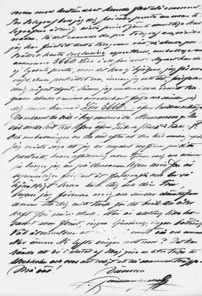 Paul Sinebrychoff's letter to Osvald Sirén 25.4.1904