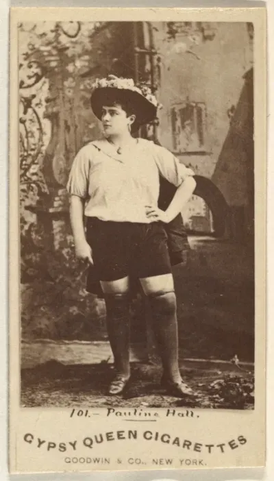 Pauline Hall, from the Actors and Actresses series (N171) for Gypsy Queen Cigarettes