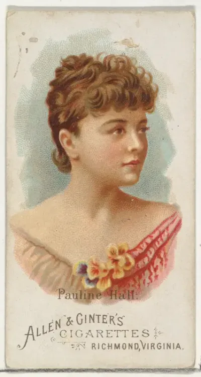 Pauline Hall, from World's Beauties, Series 1 (N26) for Allen & Ginter Cigarettes