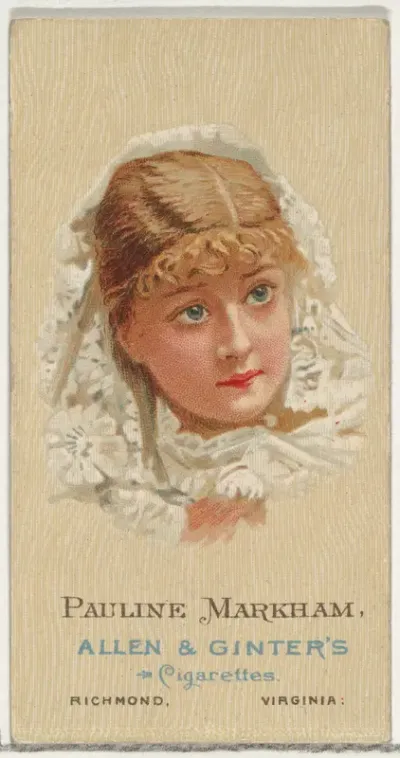 Pauline Markham, from World's Beauties, Series 2 (N27) for Allen & Ginter Cigarettes