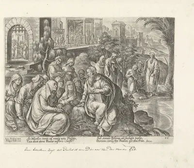 Paulus bekeert de vrouwen van Filippi