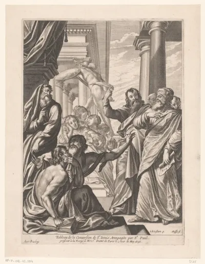 Paulus bekeert Dionysius de Areopagiet