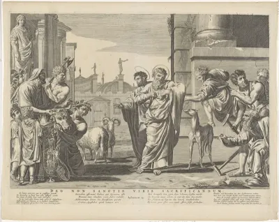 Paulus en Barnabas te Lystra