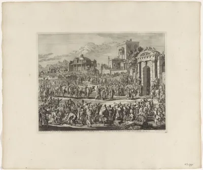 Paulus en Barnabas te Lystra door het volk als goden vereerd