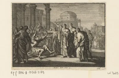 Paulus geneest een kreupele te Lystra