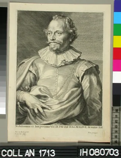 Paulus Halmalius, puolivartalokuva
