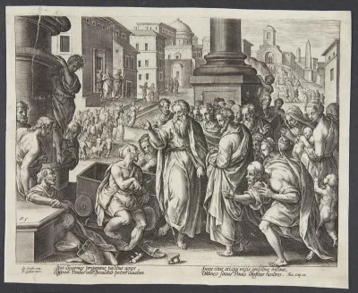 Paulus helbreder den lamme i Lystra