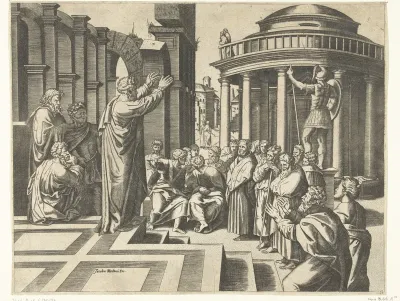 Paulus predikt in Athene