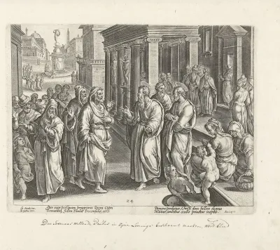 Paulus redetwist met de tovenaar Elymas