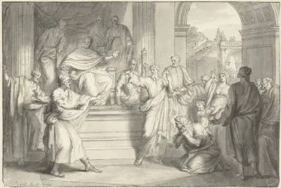 Paulus slaat de tovenaar Elymas met blindheid