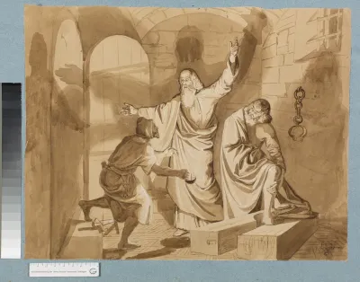 Paulus und Silas im Gefängnis