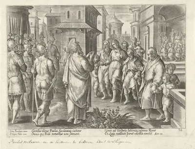 Paulus verkondigt de leer van Christus te Rome