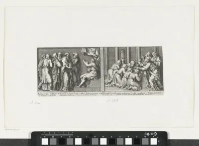 Paulus voor Festus en Paulus doopt de Korintiërs