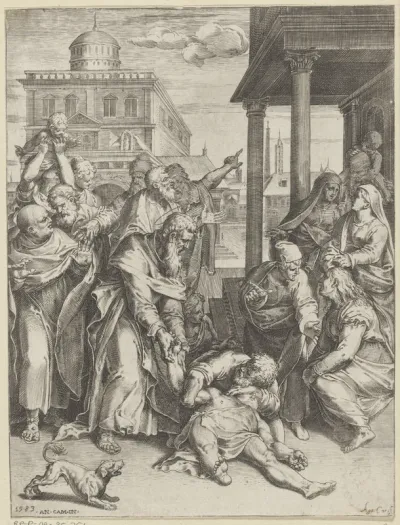 Paulus wekt Patroclus tot leven