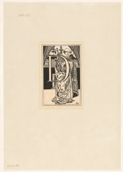 Paus bij de letter D