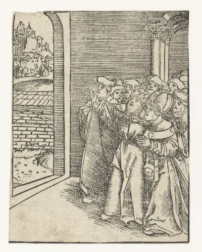 Paus en een bisschop