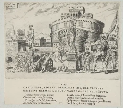 Pave Clement VII belejret i Castello Sant'Angelo