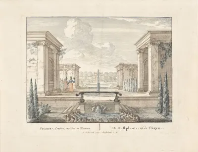 Paviljoens in de tuinen van Paleis Het Loo