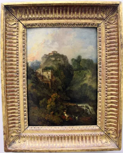 Paysage à la chèvre