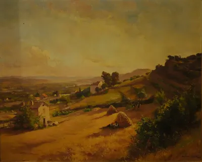 Paysage de la Bléone à Digne
