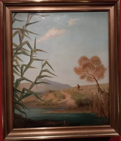 Paysage fluvial (étude)