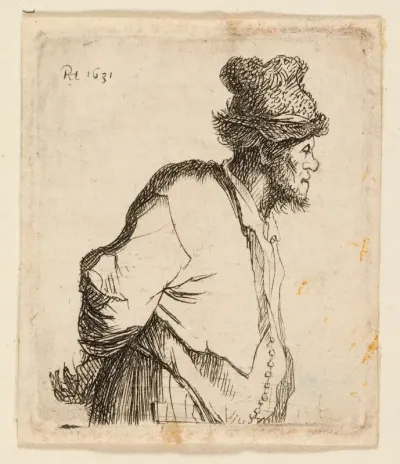 Peasant with His Hands Behind His Back