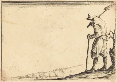 Peasant with Shovel on His Shoulder