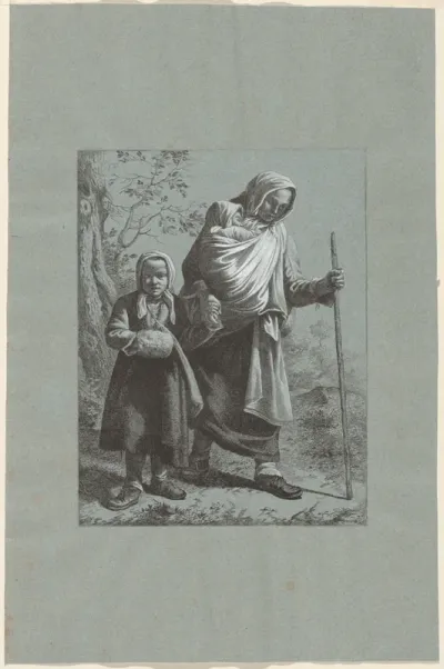 Peasant Woman with Two Children