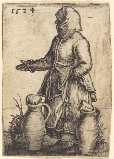 Peasant Woman with Two Jugs