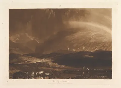 Peat Bog, Scotland (Liber Studiorum, part IX, plate 45)