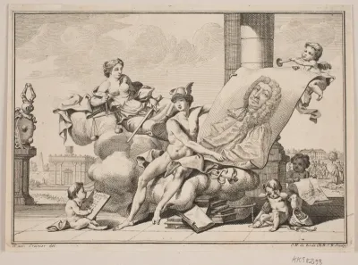 Peder Lasson. Allegoriske Omgivelser.