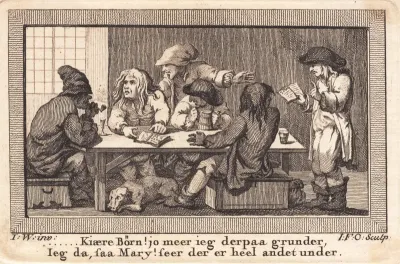 Peder Paars-digtet bedømmes i krostuen på tre hjorter