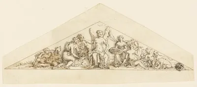 Pedimental Design for a Wren Building