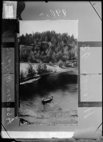 Pekka Halonen: "Joenahde Myllykylästä" vuodelta 1893