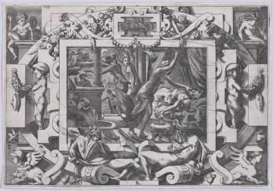 Pelias Killed by his Daughters (Dont par pitié elles prennent courage son sang vider par violent outrage...), from "Jason and the Golden Fleece"